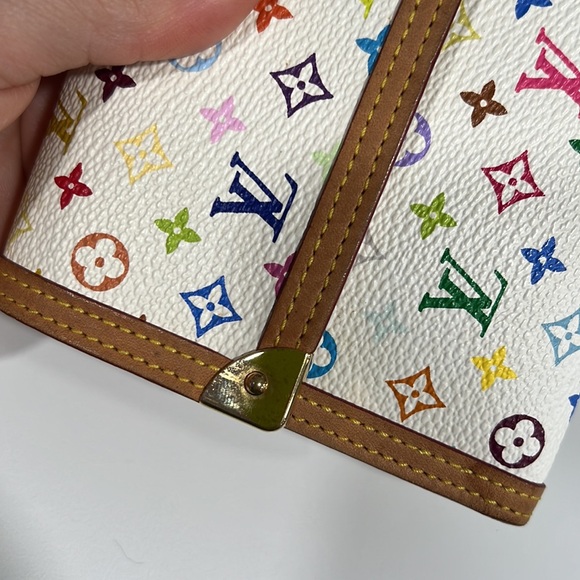 Louis Vuitton × Murakami Limited Edition Monogram Multicolor Porte Tresor Wallet - Picture 12 of 13
